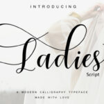 Ladies Font Poster 1
