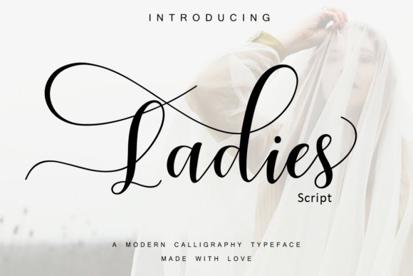 Ladies Font Poster 1