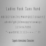 Ladies Rock Duo Font Poster 7
