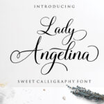 Lady Angelina Script Font Poster 9