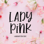 Lady Pink Font Poster 1