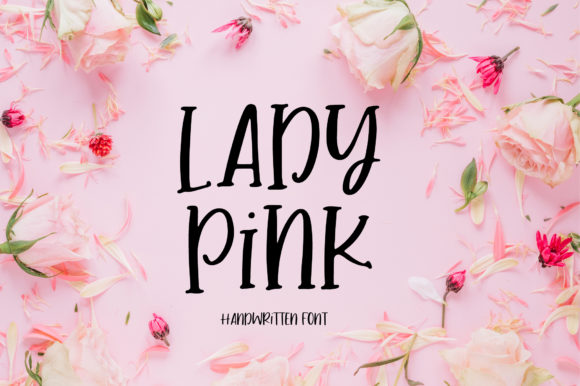 Lady Pink Font Poster 1