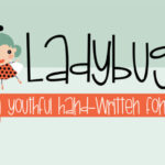 Ladybug Font Poster 1