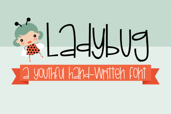 Ladybug Font Poster 1