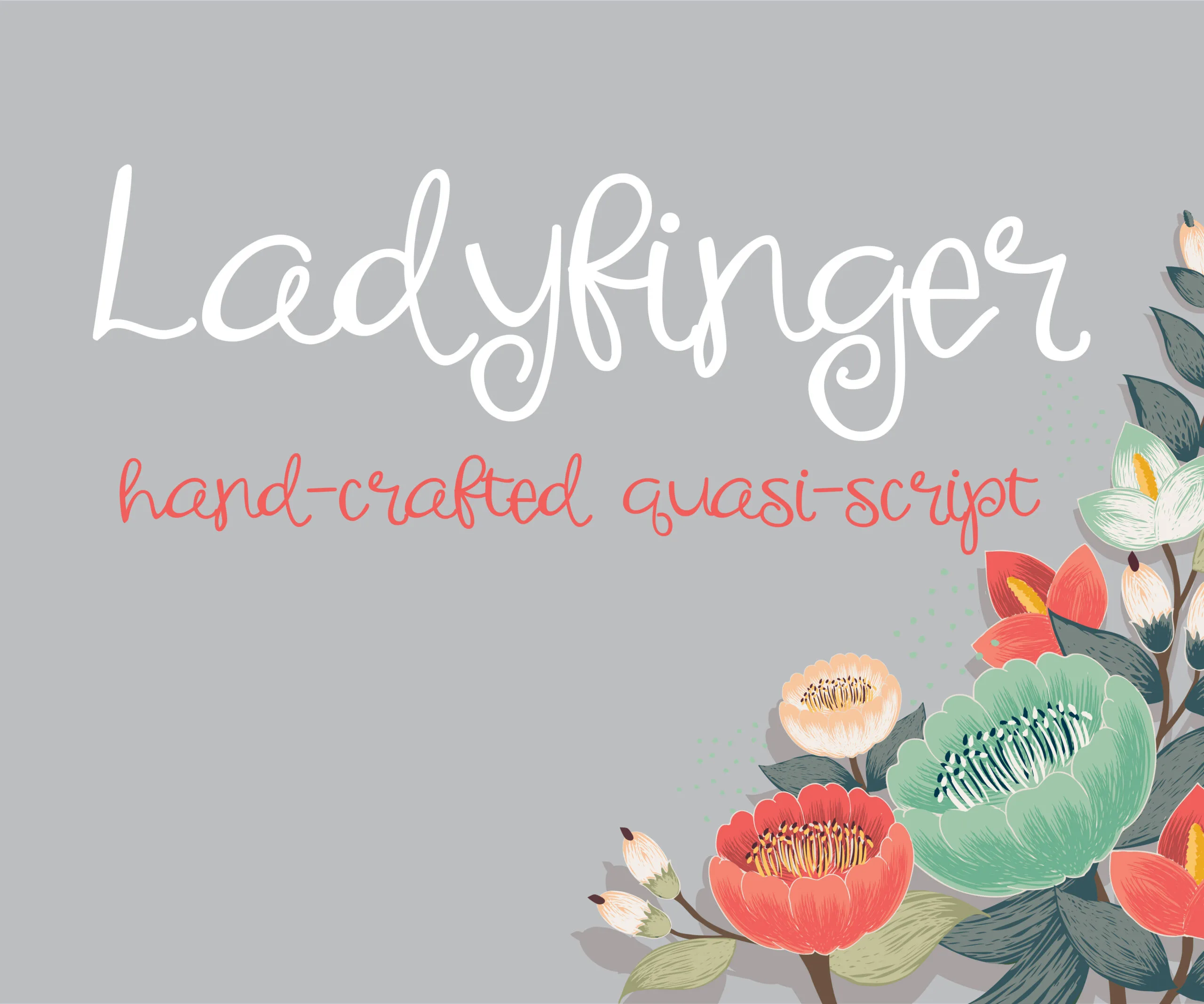 Ladyfinger Font Ladyfinger Font Poster 1