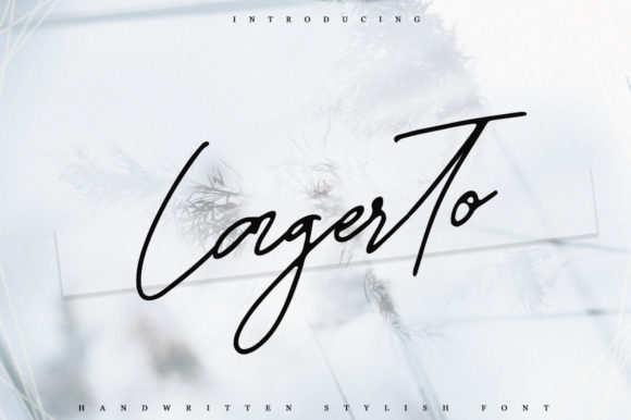 Lagerto Font Poster 1