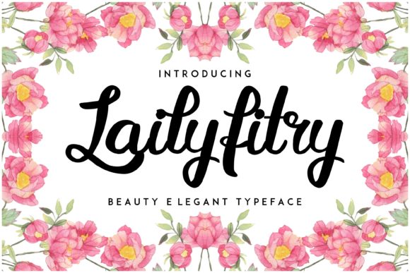 Lailyfitry Font Poster 1