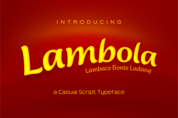 Lambola Font Poster 1