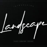 Landscape Font Poster 9