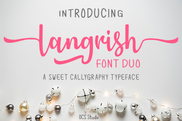 Langrish Duo Font Poster 1