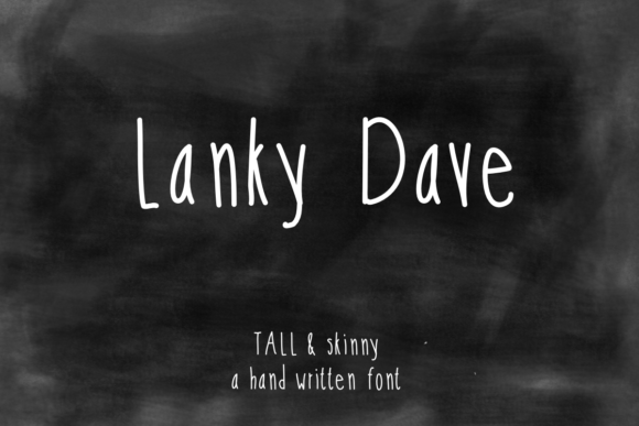 Lanky Dave Font Poster 1