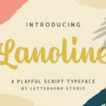 Lanoline Font Poster 1