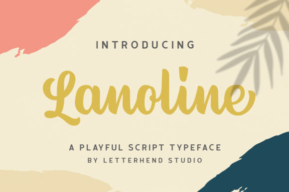 Lanoline Font Poster 1