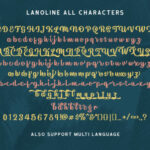 Lanoline Font Poster 9