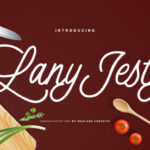 Lany Jesty Script Font Poster 1