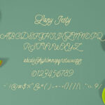 Lany Jesty Script Font Poster 6