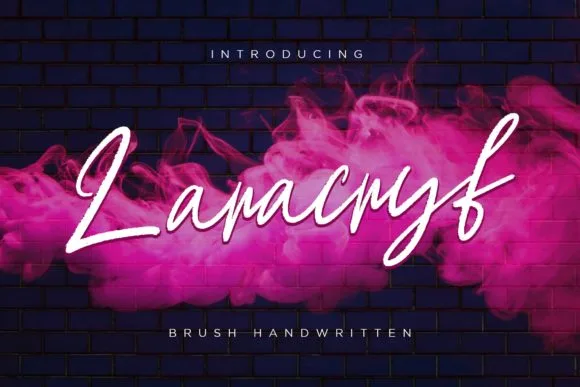 Laracryf Font Laracryf Font Poster 1