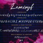 Laracryf Font Poster 7