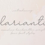 Larianti Monoline Font Poster 1