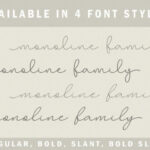 Larianti Monoline Font Poster 2