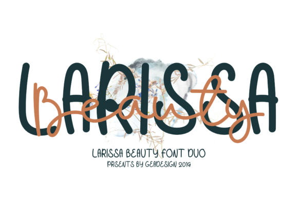 Larissa Beauty Font Poster 1