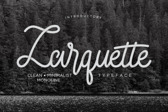 Larquette Font Poster 1