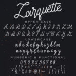 Larquette Font Poster 4