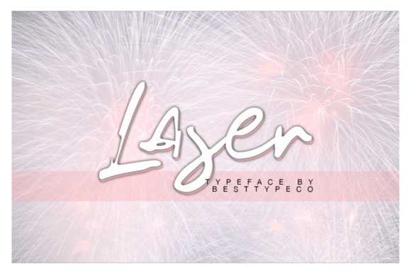 Laser Font Poster 1