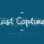 Last Capture Font Poster 1