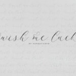 Latia Script Font Poster 10
