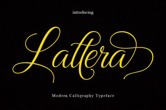 Lattera Font Poster 1