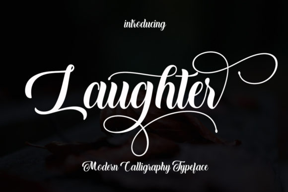 Laughter Font Poster 1