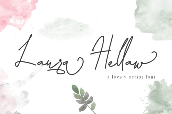 Laura Hellaw Font Poster 1