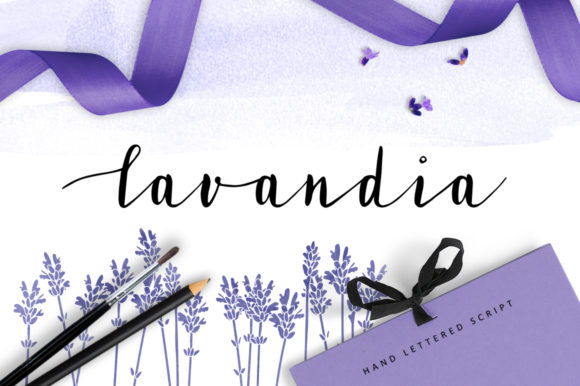 Lavandia Font Poster 1