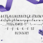 Lavandia Font Poster 5