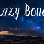 Lazy Bone Font Poster 1