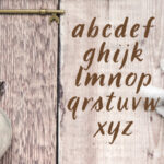 LBBrushy Font Poster 2