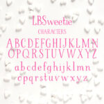 LBSweetie Font Poster 3