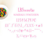 LBSweetie Font Poster 4