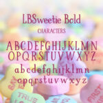 LBSweetie Bold Font Poster 3