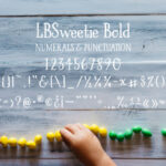 LBSweetie Bold Font Poster 4