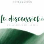 Le Discussioni Font Poster 1