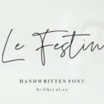 Le Festiin Font Poster 1