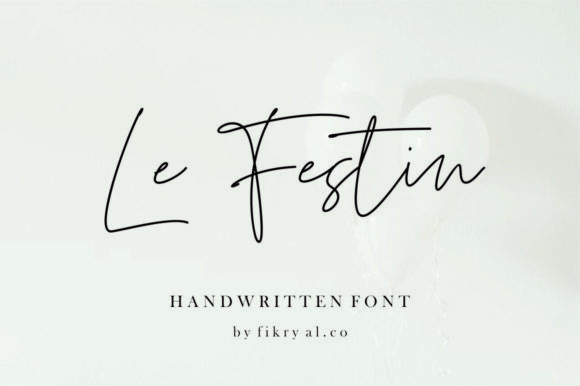 Le Festiin Font Poster 1