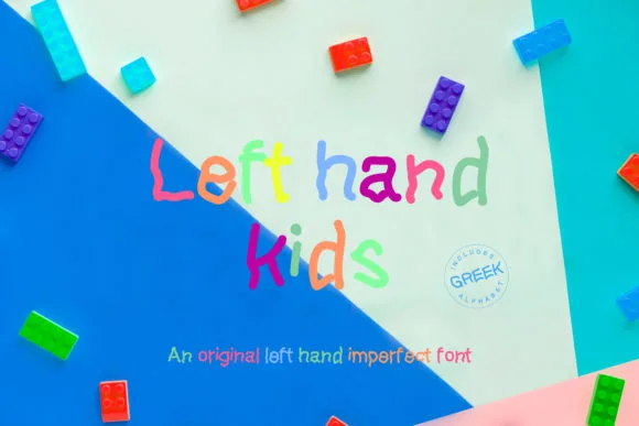 Lefthand Kids Font Lefthand Kids Font Poster 1