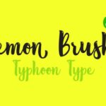 Lemon Brush Font Poster 1