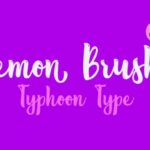 Lemon Brush Font Poster 2