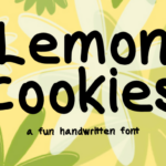 Lemon Cookies Font Poster 1