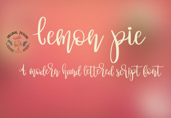 Lemon Pie Font Poster 1