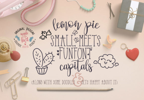 Lemon Pie Funfont Duo Font